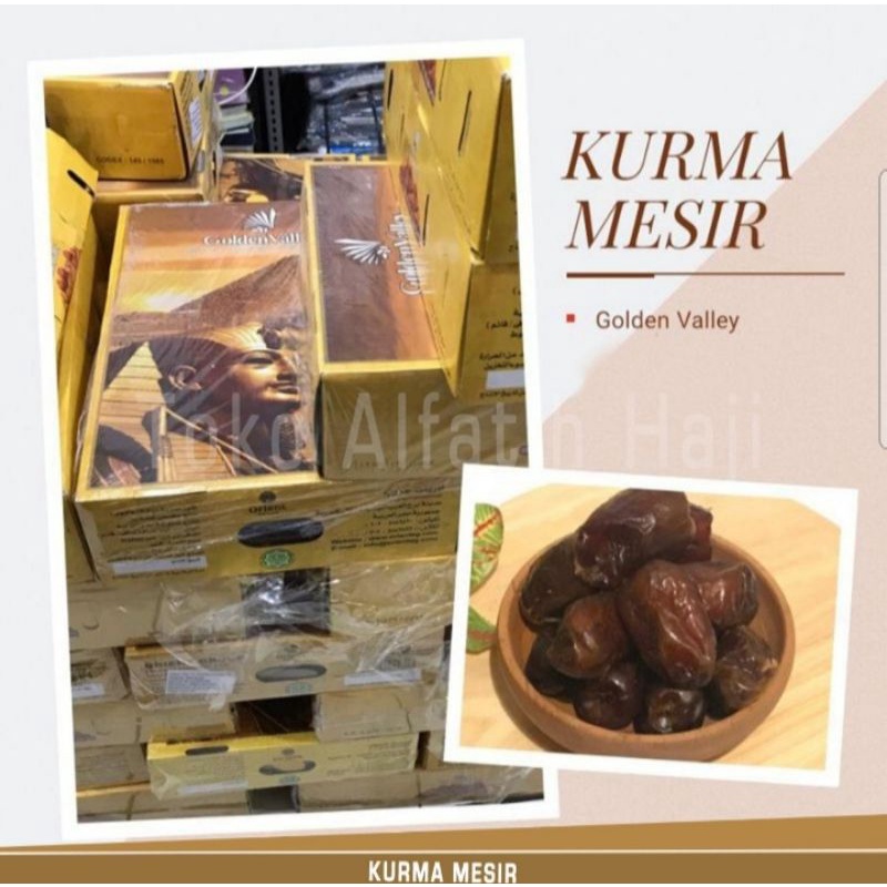 

Kurma Mesir Golden Valley Premium 500 gram Bandung - Repack Kemasan Refill Pouch