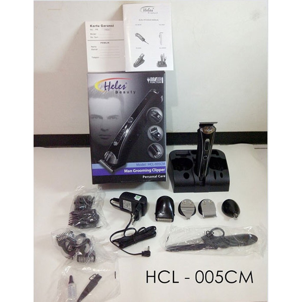  Promo  Heles Hair Clipper HCL 005CM Alat Cukur Bulu Potong  
