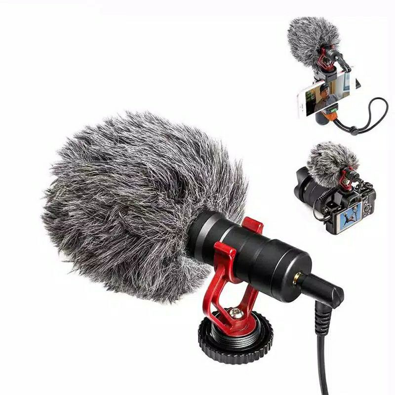 Paket hemat GAC VLOG ULANZI ST-06 microphone BOYA MM1 mini stand