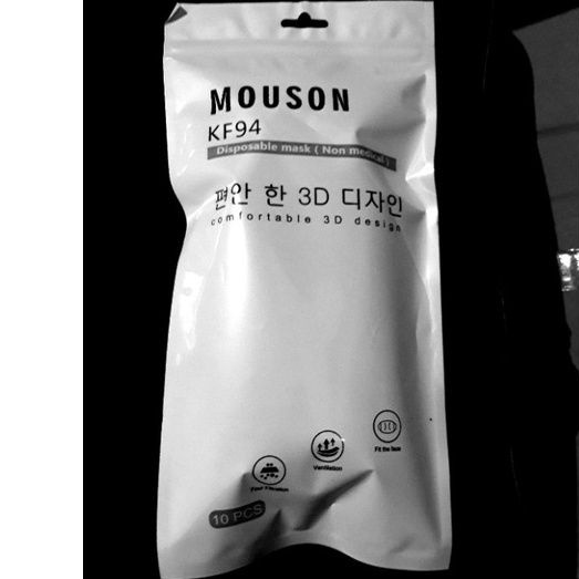 Mouson kf94 original putih EMBOS