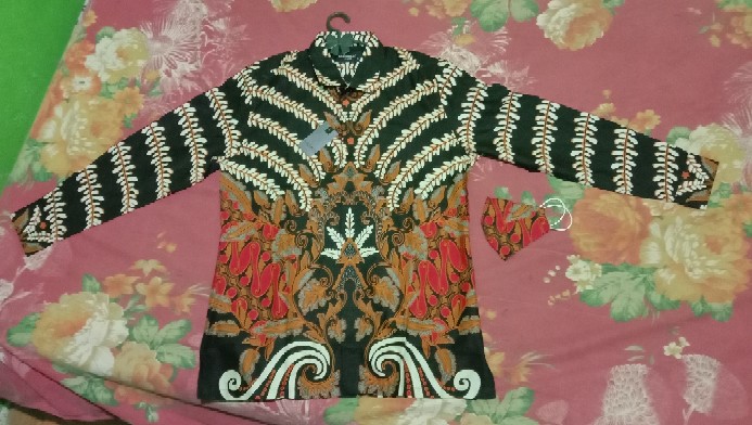 Maginot Kemeja Batik 2.0 Gasendra-ls Lengan Panjang Pria + Free Masker