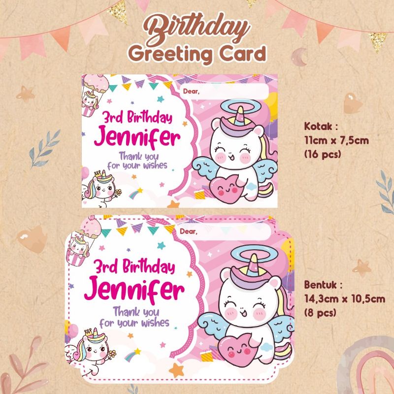 Kartu ucapan ulang tahun anak