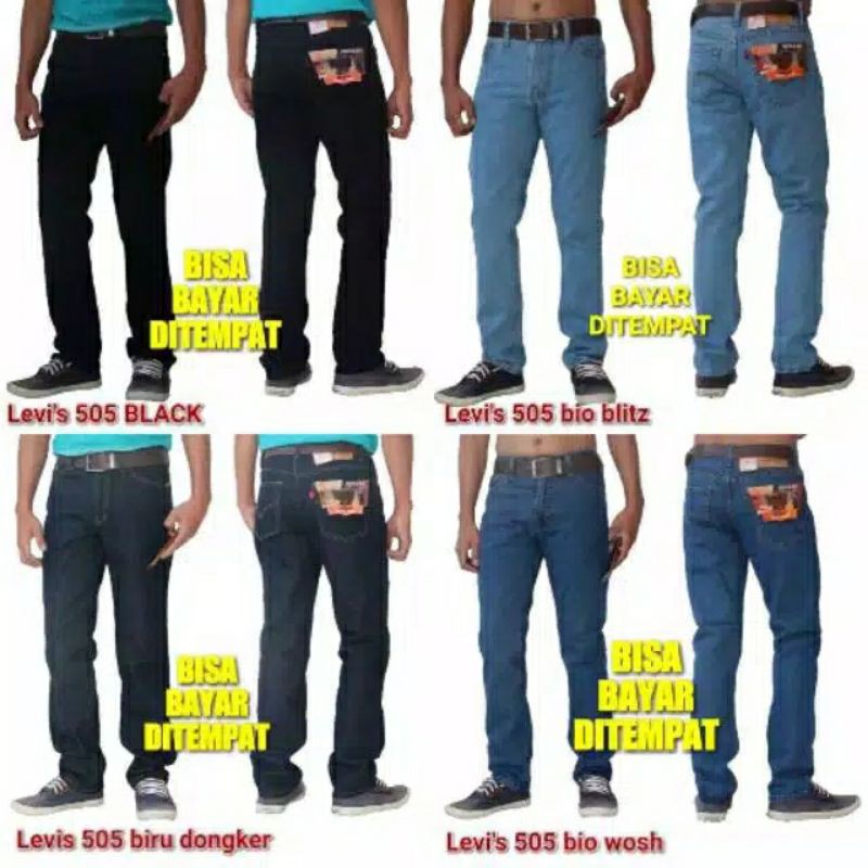 Celana Panjang Pria Levis 505 standart Kwalitas Premium