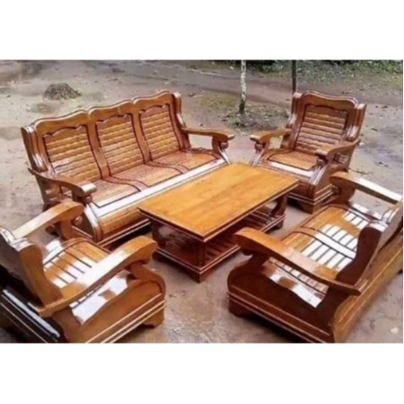 SET Kursi Tamu Minimalis Kayu Jati Produksi Jepara Asli