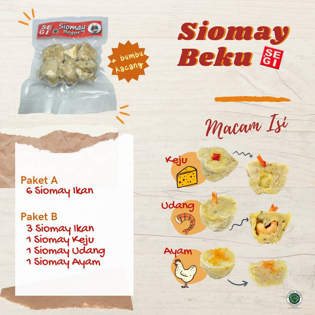 

Siomay Keju, Ayam, Udang MURAH HALAL ENAK - Frozen