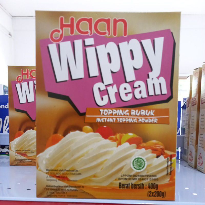 

haan wippy cream 400gr
