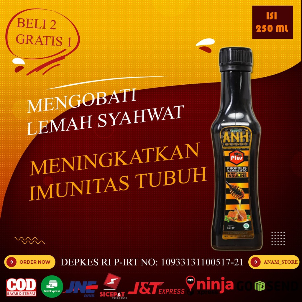 

Madu Hitam Pahit ANH Isi 250 gr / Madu Hitam ANH Plus / Madu ANH Sambiloto / Madu Penangkal Virus