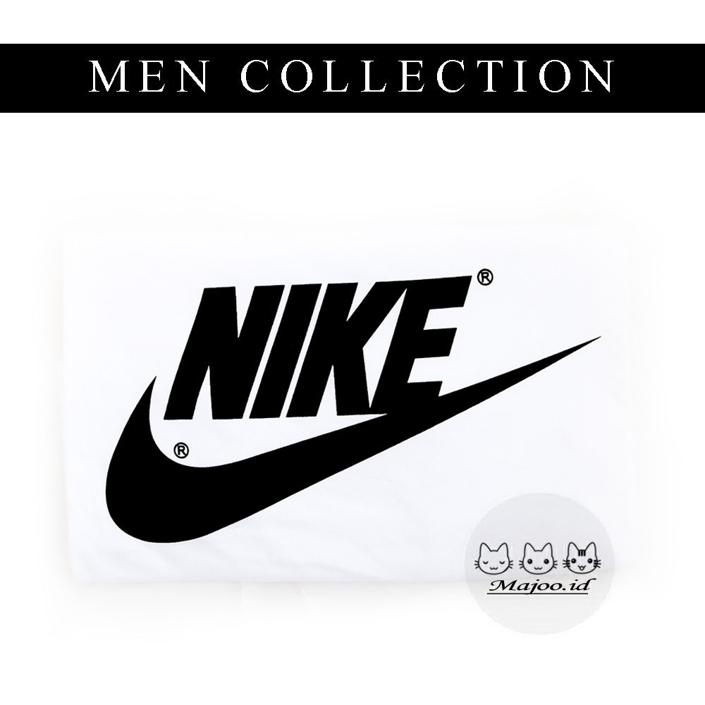 Tumblr Tee / T-shirt / Kaos Pria Lengan Pendek " Nike " Putih / White