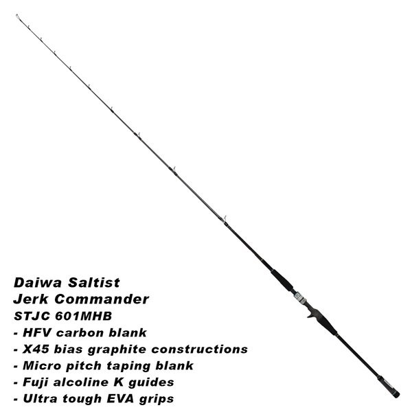 JORAN JIGGING DAIWA SALTIST JERK COMMANDER 601MHB 180cm pe 1-3