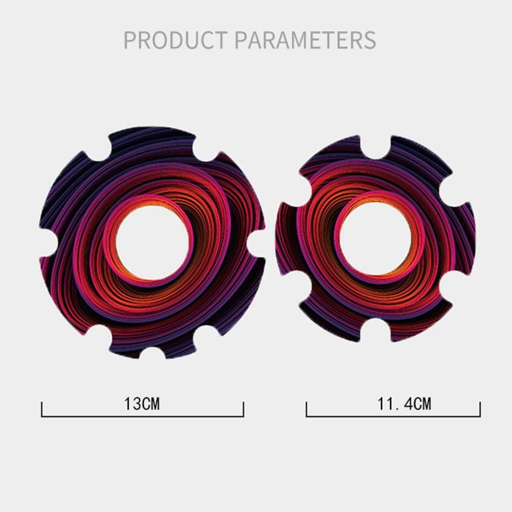 Suyo 2Pcs/Set Stiker Roda Depan Kualitas Tinggi Skuter Listrik PVC Shell Kick