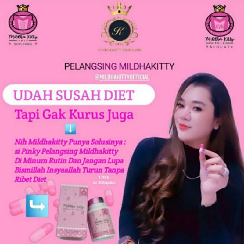 BPOM PELANGSING MILDHAKITTY ORIGINAL+ KEVIN JURAGAN SLIMING TEA