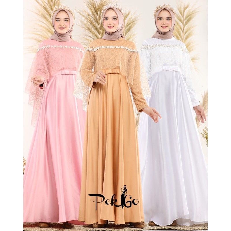 Mega Dress Reborn Pekgo Gamis Pesta Cantik Murah