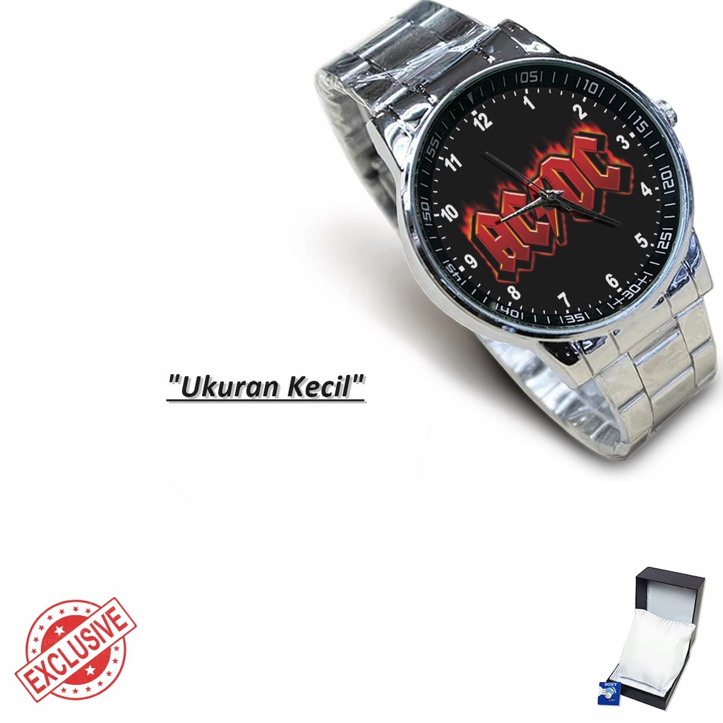 Jam Tangan Rantai Couple AC/DC DESIGN 03 (Awesome)