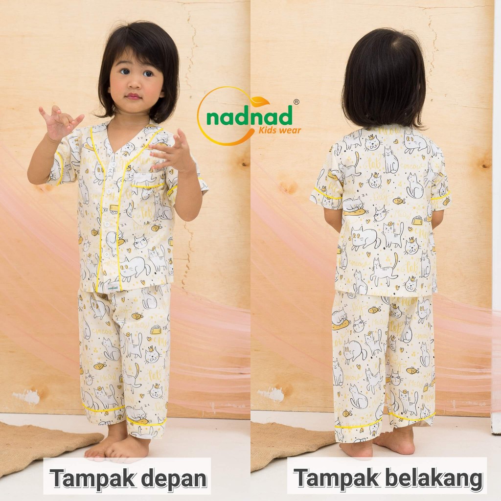 Setelan Piyama Piama Anak Perempuan Laki Laki Bahan Katun Halus Premium