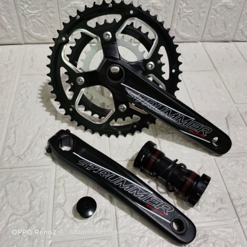 Crankset Hollowtech 2 Strummer Hollow Pro Triple Chainring 48x36x26T Arm170 BCD 104 Plus BB ht2
