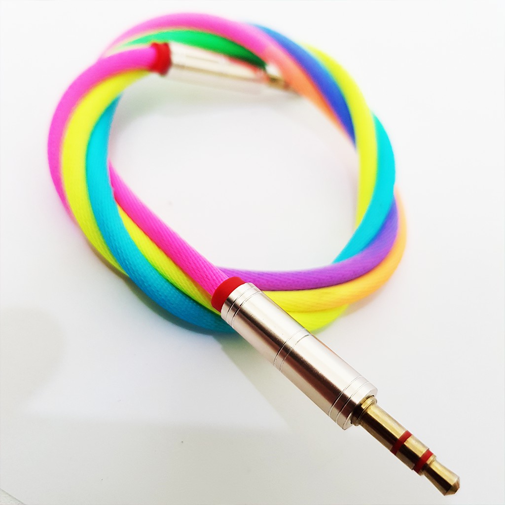 Kabel Aux Jack 3.5mm Male to Male Audio Cable For Microphone Mic 1x1, transparan, solid NEW