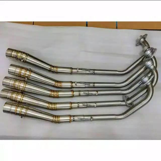 Pipa/leher knalpot diameter 50 untuk Vixion.sonic.satria fu.cb MP Tiger dll