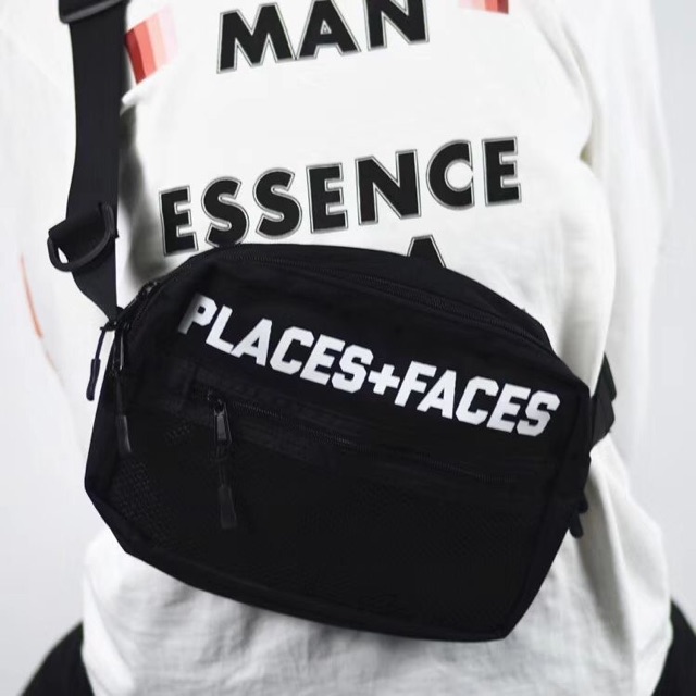 places plus faces pouch bag