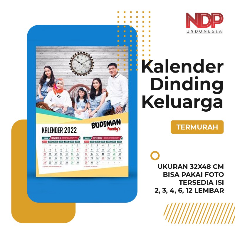 

KALENDER DINDING FOTO KELUARGA DWI WULAN, TRIWULAN, CATURWULAN, SEMESTER