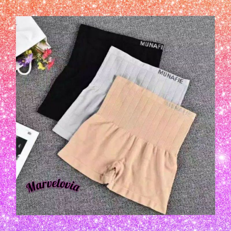 MUNAFIE SLIMMING PANTS HIGH WAIST BOXER/CELANA KORSET WANITA