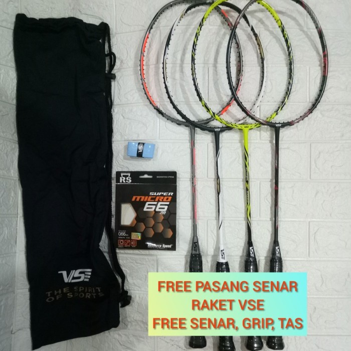 TERLARIS RAKET BADIMNTON VSE STRIKE, SUPER SPEEDS dll ORIGINAL - ZIGLER 77