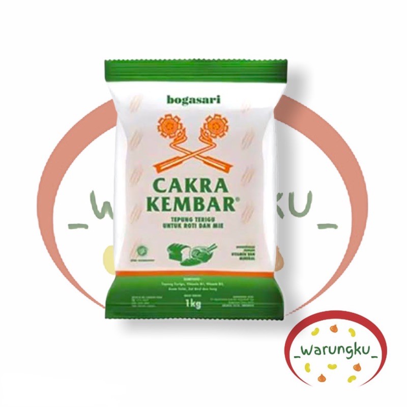 CAKRA KEMBAR Tepung Terigu 1 kg Ekonomis