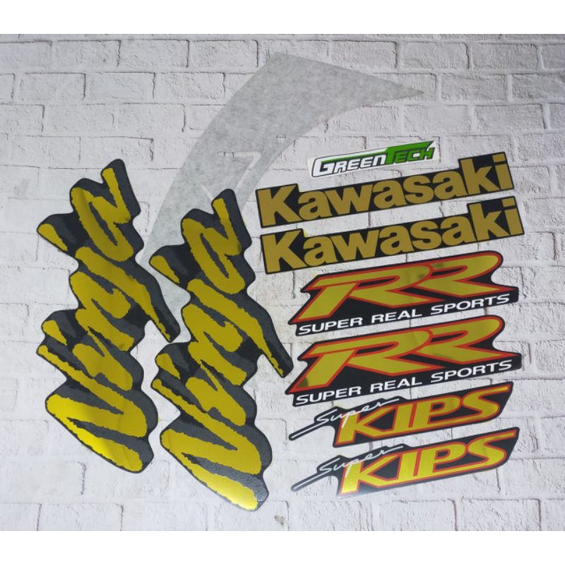 STIKER SET RR OLD HITAM