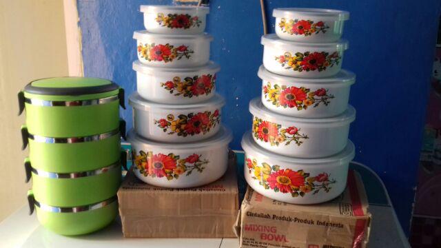 Mixing Bowl 5 Susun (enamel)