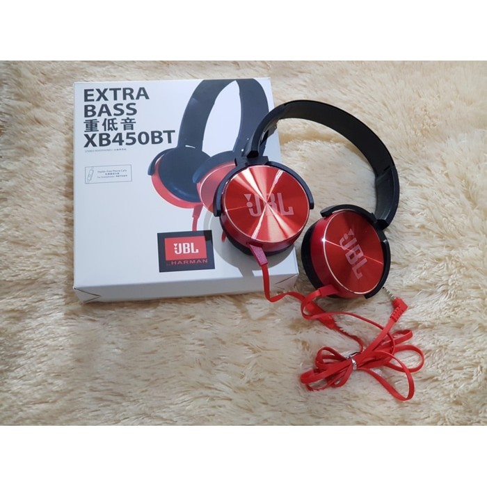 HEADPHONE / HEADSET JBL XB450BT EXTRA BASS KABEL