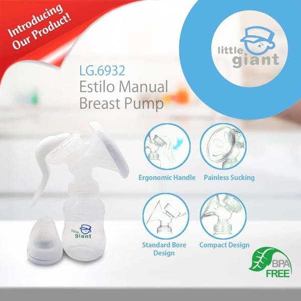 Little Giant Estilo Manual Breastpump/ Estilo Pompa Asi Manual