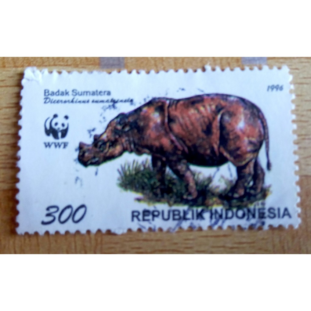 

2 Perangko Badak Suamtera Tahun 1996