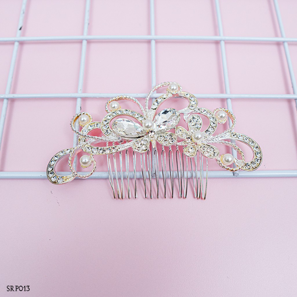 [PALING LARIS] AKSESORIS WEDDING PERNIKAHAN SIRKAM RAMBUT PESTA WANITA SRP013