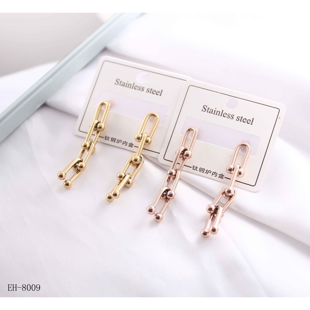 Anting titanium fashion jewellery 8009/8033