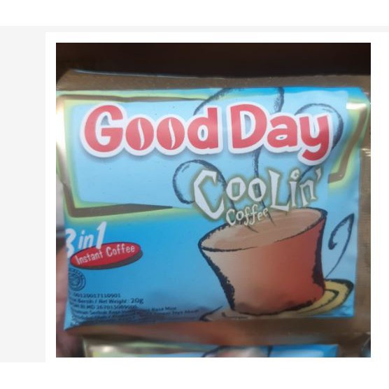 

Good Day Cool in Coffee 3 in 1 20 gr - Sachet