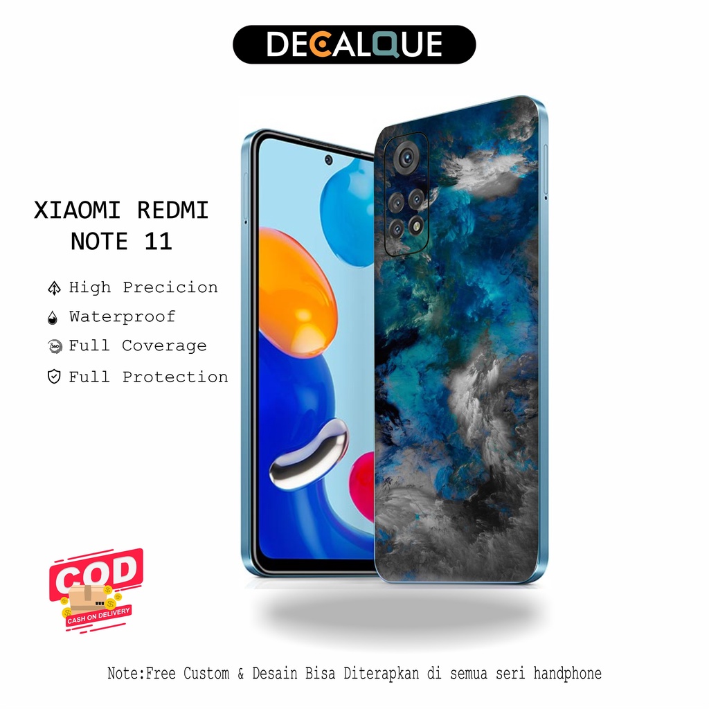 XIAOMI Redmi Note 11 Garskin Hp Stiker Hp Skin Handphone Stiker Casing Anti Jamur Custom