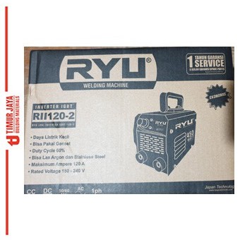 RYU Mesin 450 W RII120 Trafo Las Listrik Travo Welding Inverter IGBT MMA 450 Watt 120 A RII 120-2 Trafo Las Travo Las Listrik Welding Inverter IGBT 450Watt Mesin Las RYU Inverter MMA 120 IGBT 450 watt / Mesin las / Mesin trafo las / welding