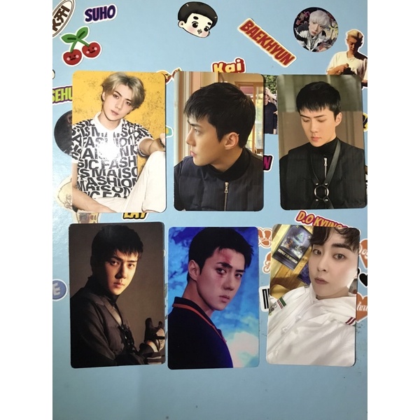 PHOTOCARD SEHUN OBSESSION & PHOTOCARD XIUMIN EXPANSION