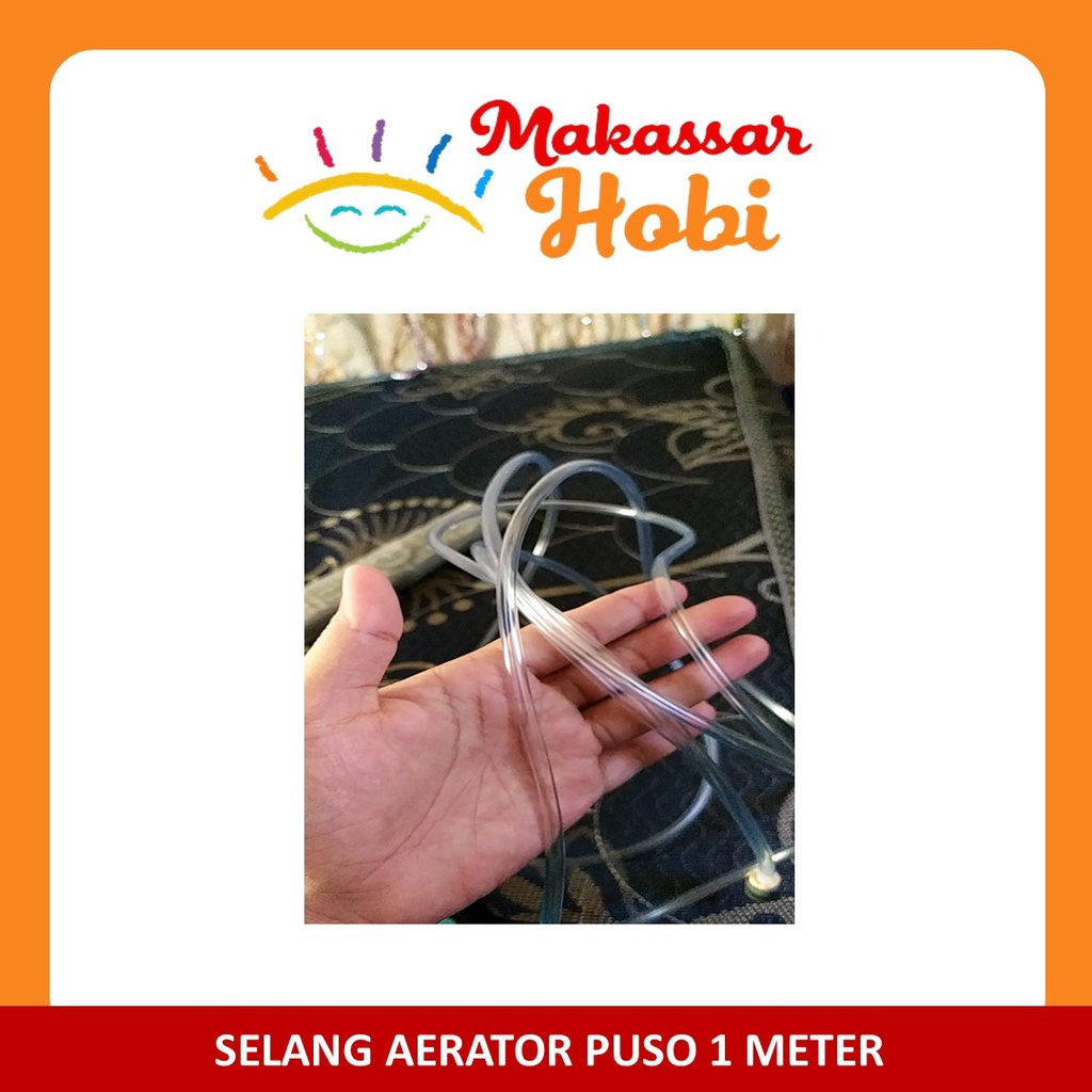 Selang Aerator Airator Aerasi Udara Aquarium Akuarium PUSO Per 1 Meter