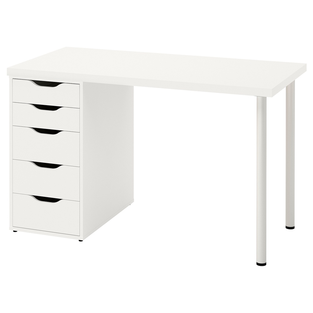 [IKEA] [PROMOI] [BISA COD] ALEX / LAGKAPTEN Meja kerja / meja belajar putih dan hijau 120x60 cm