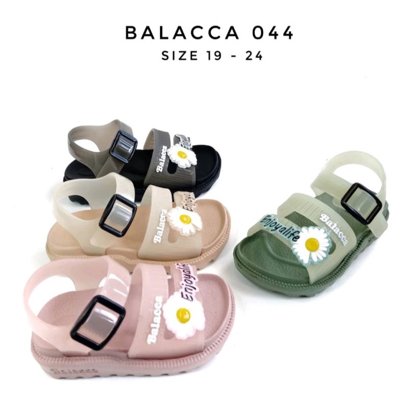 Sandal Anak Perempuan Balacca Bunga 044 Size 19-24 Ready Stok