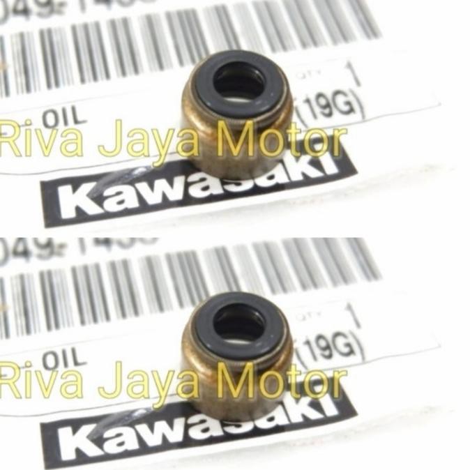 Premium Seal Sil Klep Set 2pc Kaze Blitz Edge Athlete Zx 130 Original Kawasaki Kualitas Oke