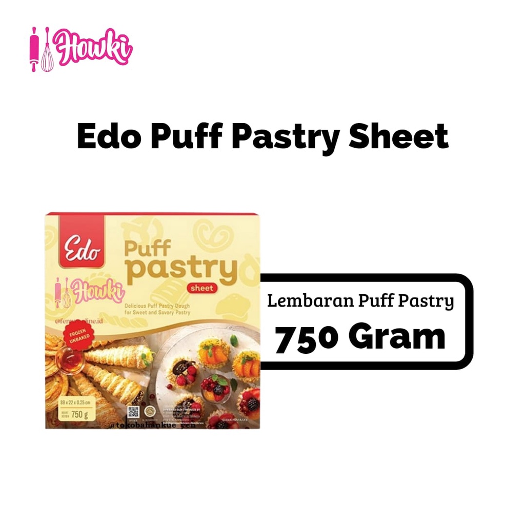 

Edo Puff Pastry Sheet 750gr