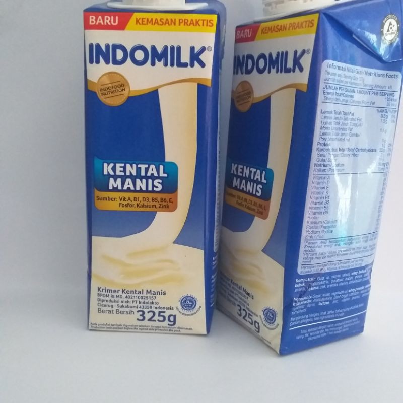 Susu kental manis indomilk 325g
