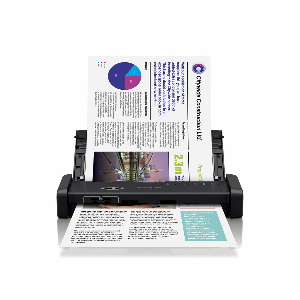 Scanner EPSON DS-310 Workforce Portable Sheet-fed Document - EPSON DS310