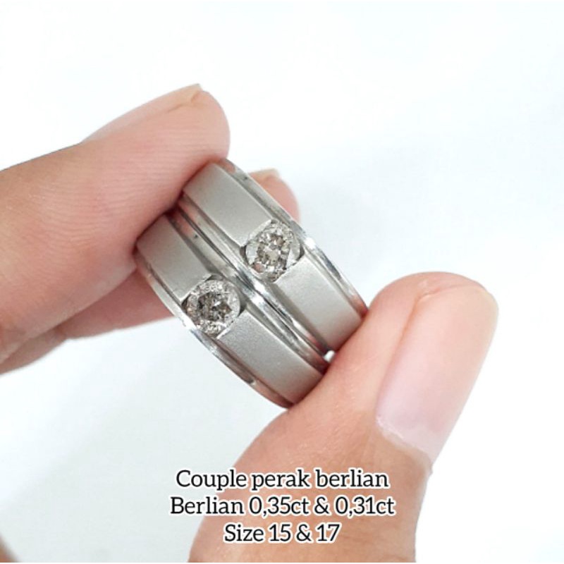 Cincin berlian couple harga pengrajin