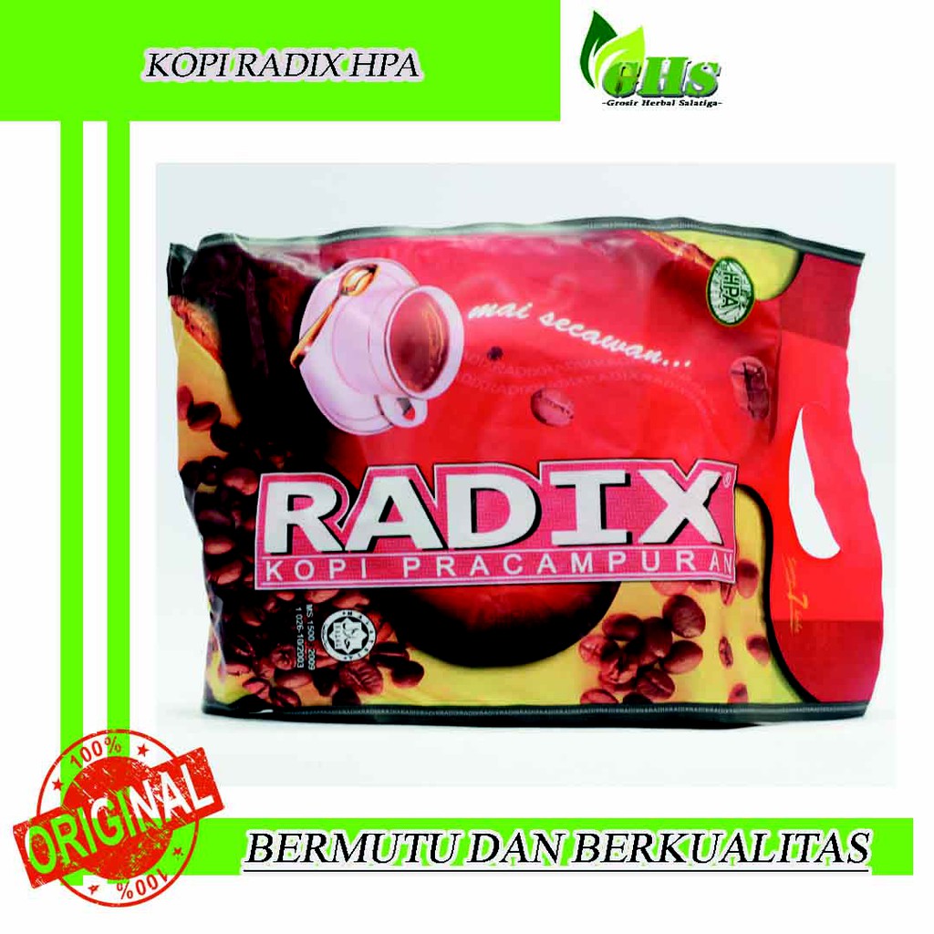 

Kopi RADIX Jumbo HPA Asli Berkualitas