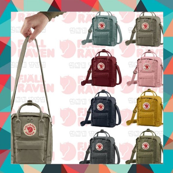 Fjallraven Kanken Tas Selempang Casual dengan Bahan Kanvas