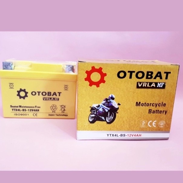 Aki Motor Honda Beat FI ESP CBS Karbu street Vario 110 aki kering 4 Ah