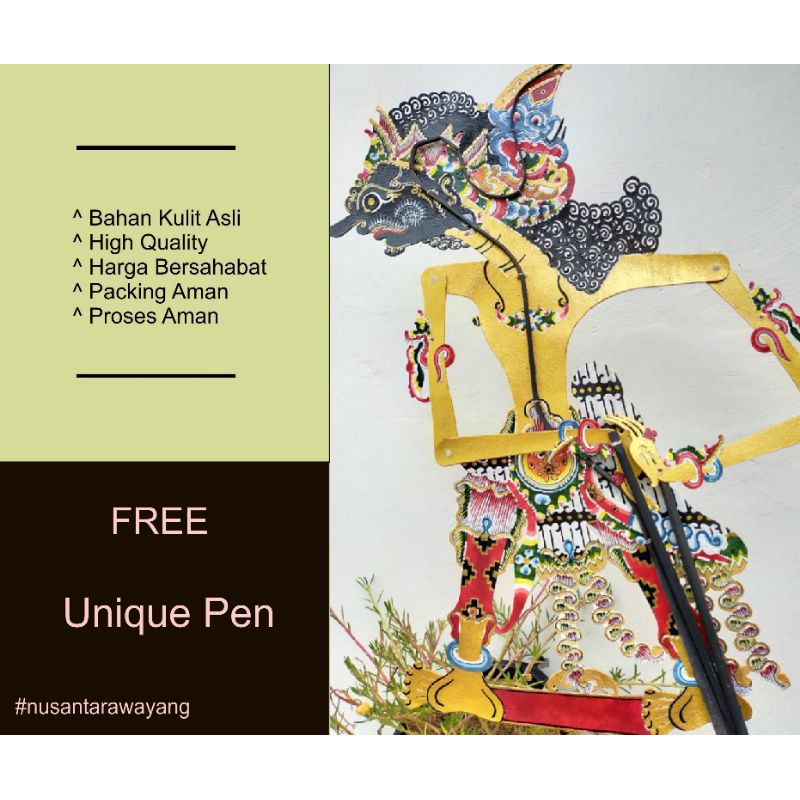Wayang Kulit Antasena Halus Gapit Tanduk