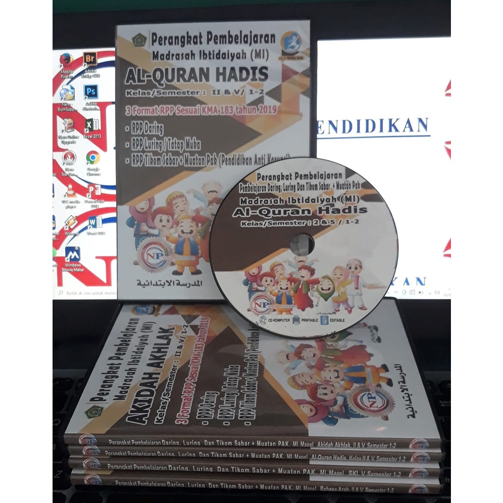 CD RPP 1 LEMBAR DARING, TATAP MUKA &amp;TIKOM SABAR + MUATAN PAK,MI, MAPEL AL-QUR’AN HADIS,KELAS 1-4, 2-5, 3-6, 2SEMESTER, SESUAI KMA183TAHUN 2019